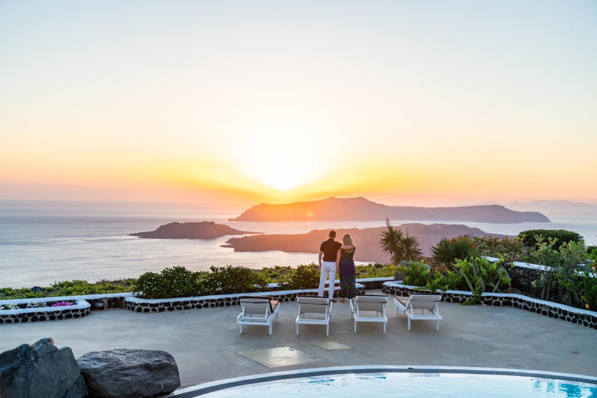 Villa Oinos - Sunset Views Ormos Athinios Екстер'єр фото