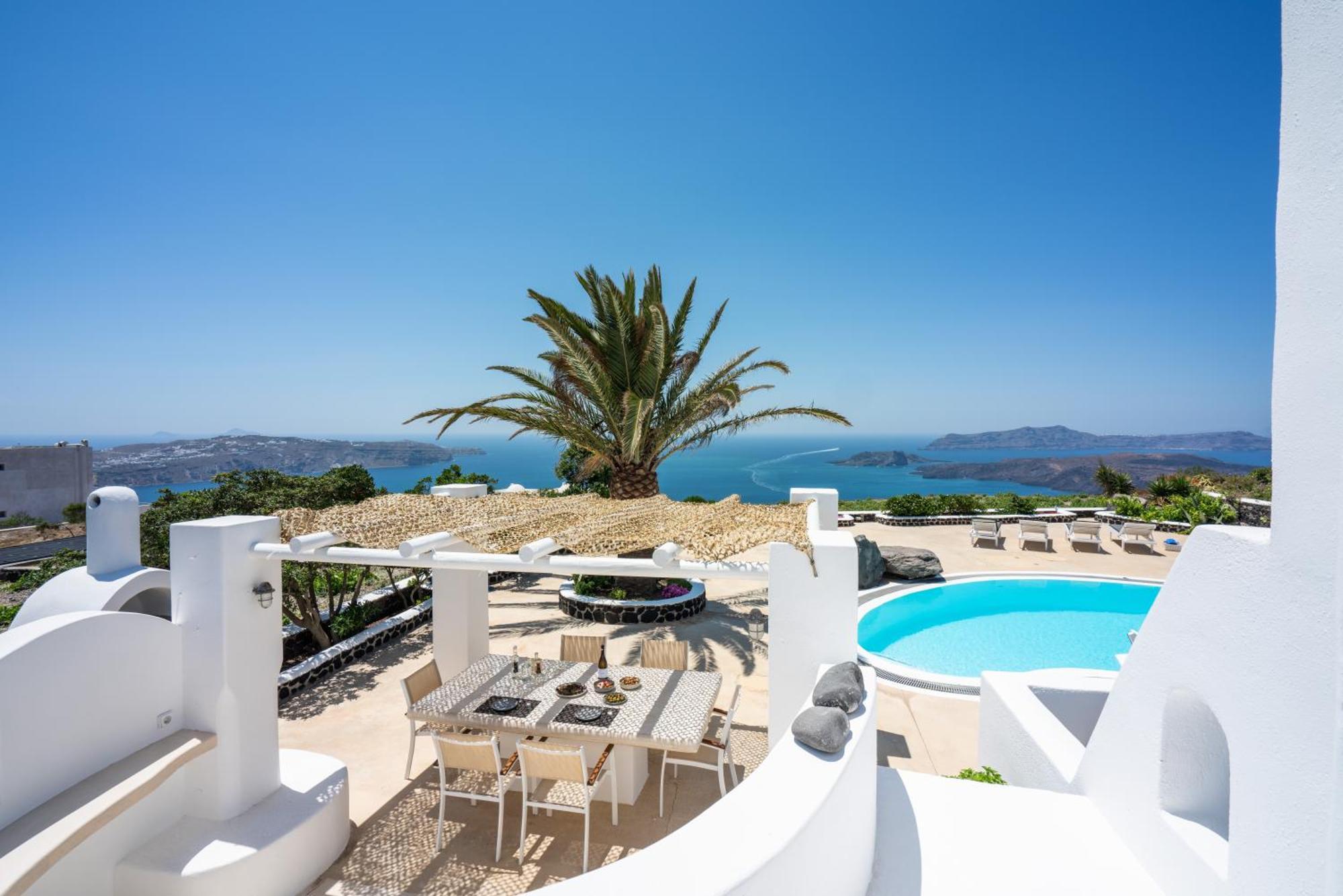 Villa Oinos - Sunset Views Ormos Athinios Екстер'єр фото